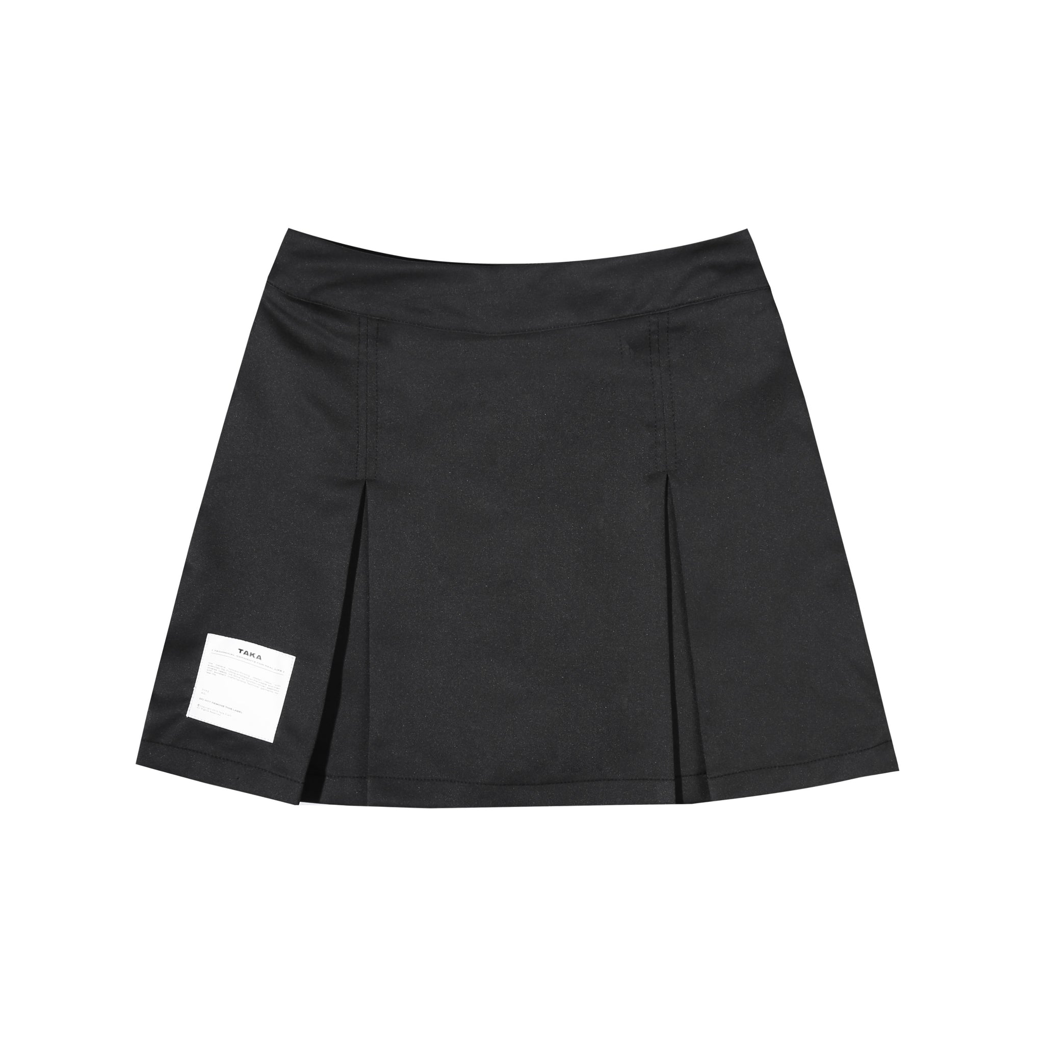 Pleated Skort Flextile Dark Grey