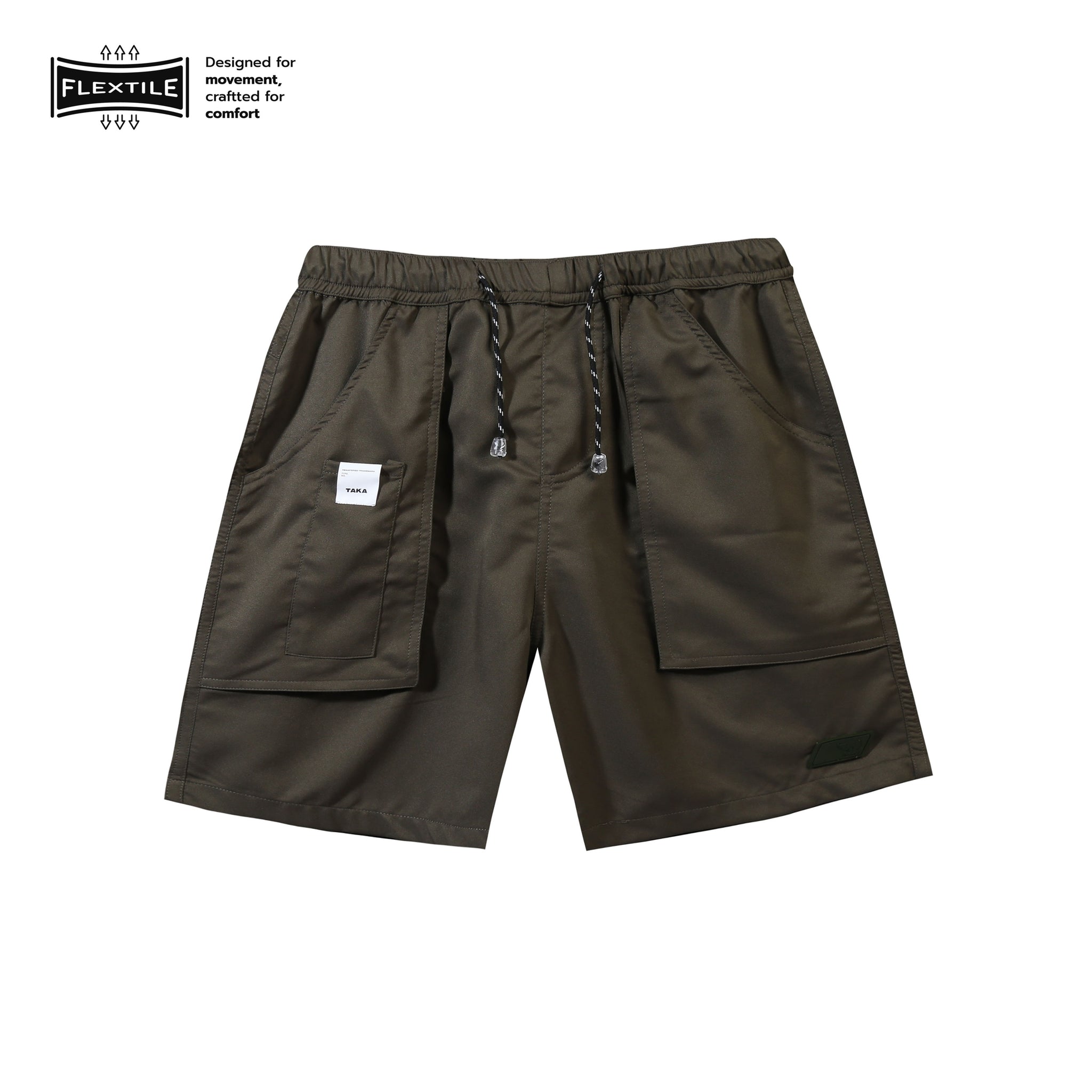 Baker FlexTile Shorts Mens Army