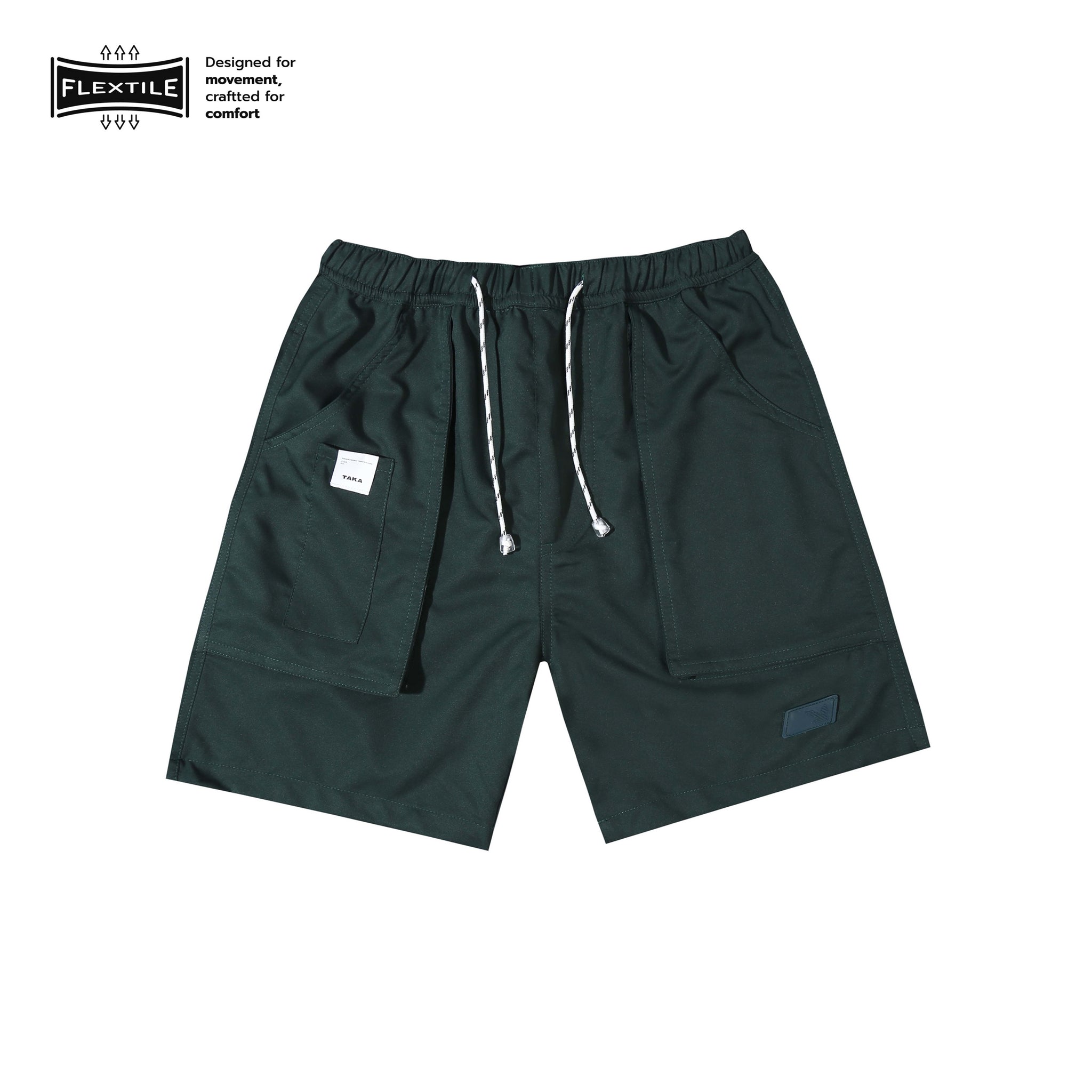 Baker FlexTile Shorts Mens Dark Green