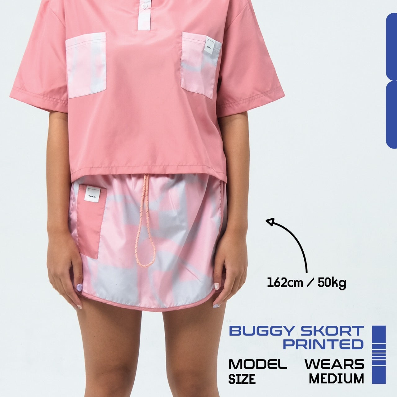 Buggy Skort Printed Peach